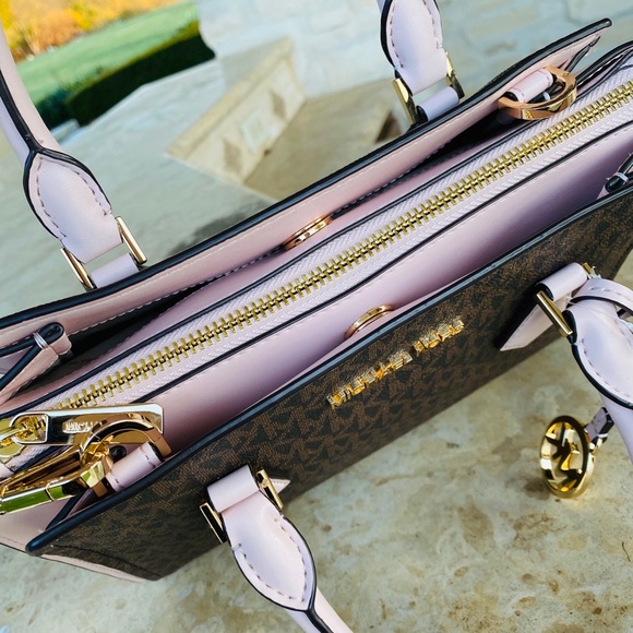 NEW Michael Kors MD hope Satchel&wallet signature - Picture 2 of 11